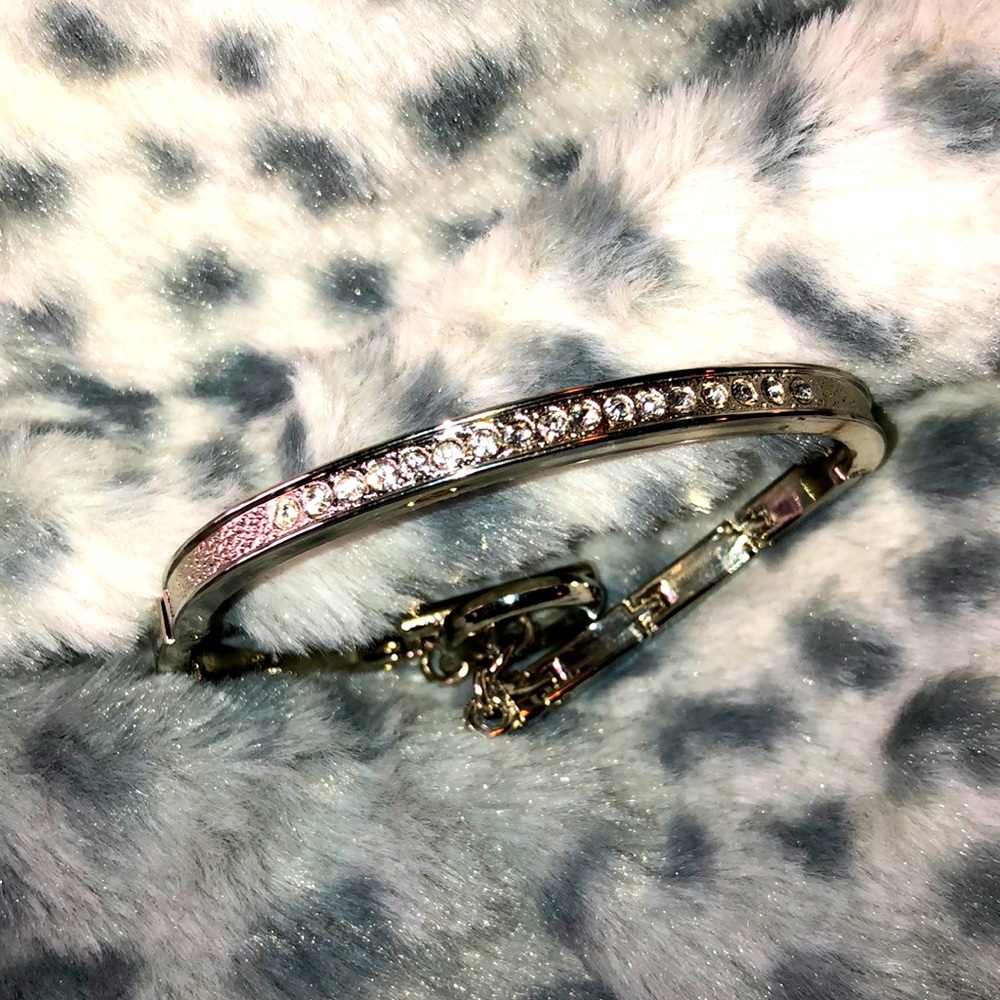 Metal & Rhinestone Bracelet - Picture 2 of 5
